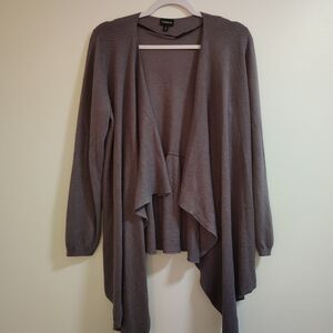 Torrid Women's Open Front Cardigan Sweater - Gray Size 2X